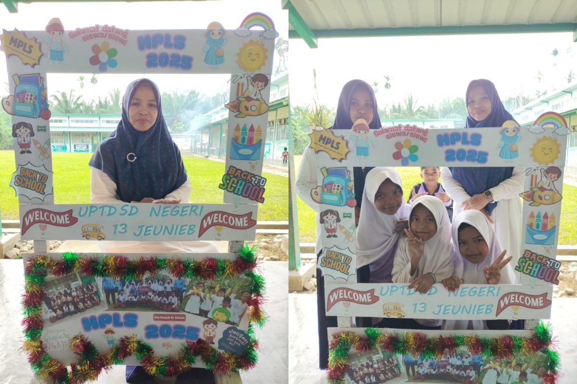 Pengawas Sekolah Pantau Pelaksanaan MPLS di UPTD SDN 13 Jeunieb